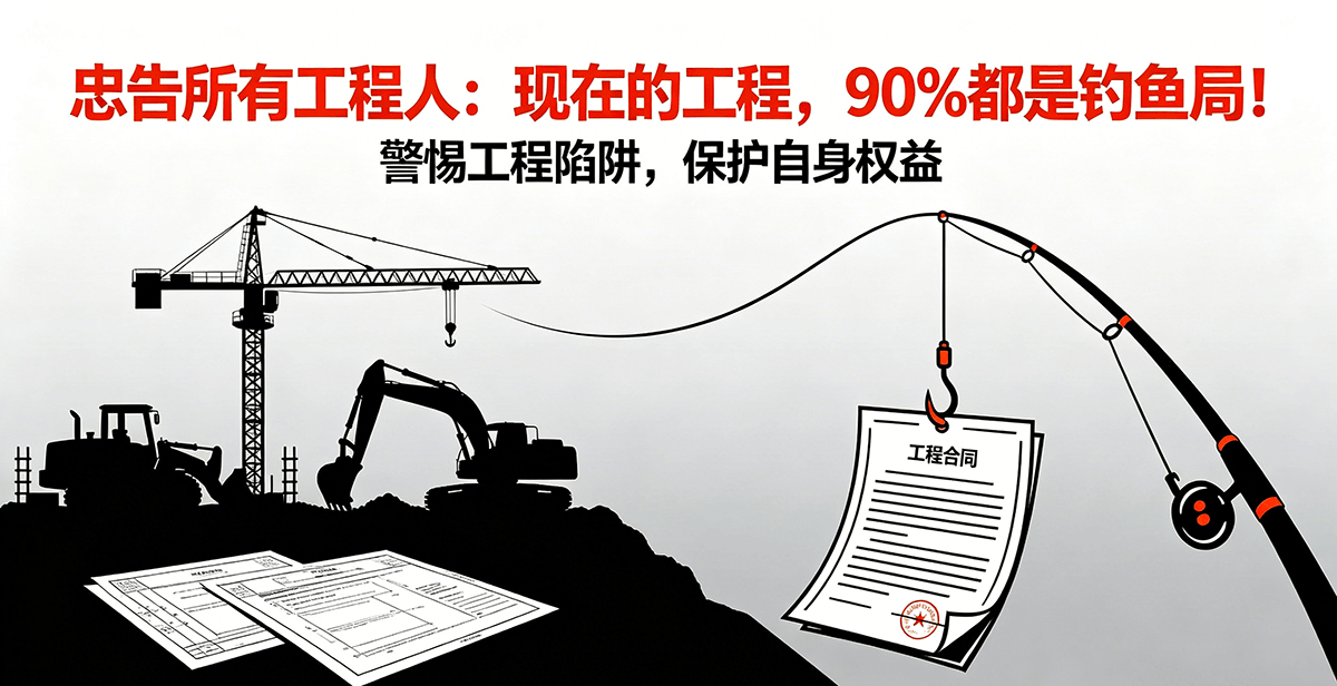 忠告所有工程人：现在的工程，90%都是钓鱼局！